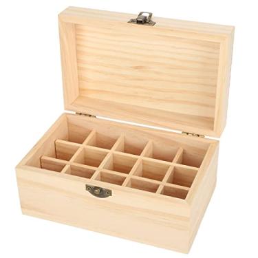 Imagem de Zhjvihx Caixa de óleo Essencial, Resistente Suporte de óleo Essencial de 15 Slots Prático para Salão de Beleza para Casa