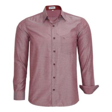 Imagem de Camisa Social Comfort Amil Manga Longa Bolso Tecido Pigmentado 1873, V