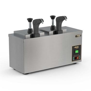 Imagem de Dispenser Elétrico de Molhos e Queijos Duplo DISPQD 220V - Red Chameleon