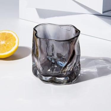 Imagem de Copos de uísque elegantes, copos de vidro de 200 ml, copos de pedras para bar para uísque, bourbon, coquetéis e licores, presentes para homens