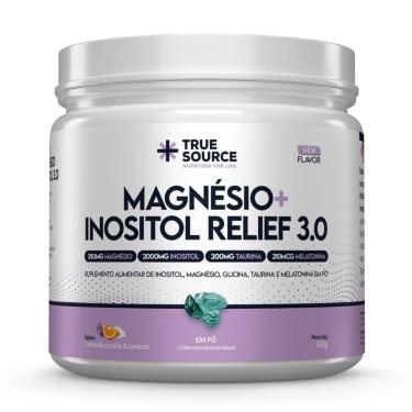 Imagem de Magnesio Bisglicinato Inositol 3.0 350g Camomila True Source-Unissex