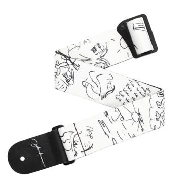 Imagem de D'Addario Pulseira de guitarra Beatles - Série Lennon Art - John & Yoko - Poliéster