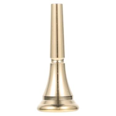 Imagem de Toddmomy Bocal francês de latão, peças de tuba, bocal de shofar, boca de chifre, acessórios de música para trompa francesa