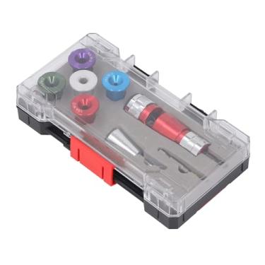 Imagem de FTVOGUE Conjunto de Ferramentas de Descascador de Fio de Broca Elétrica para Fios Rígidos Sólidos de 6 a 14 AWG Com Twisters, Acessório de Decapagem de Cabo Eletricista de Liga de