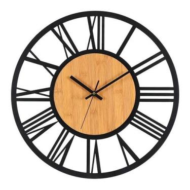 Imagem de Relógio de parede moderno, minimalista, sem tique-taque, de quartzo si