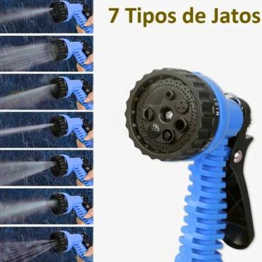 Imagem de Mangueira Mágica Flexível Jardim 5Mt RE126 Snel Home, Azul, único