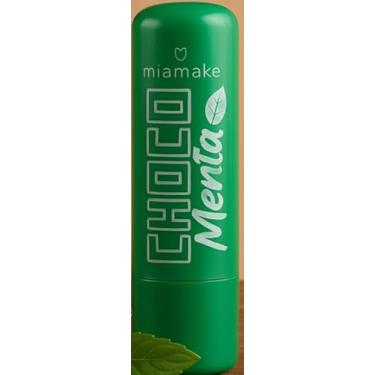 Imagem de Hidratante Labial Choco Menta, Verde, Bastão com Proteção e Hidratação Refrescante, Brilhante, Aroma Chocolate e Menta, 15g