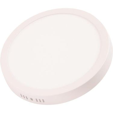 Imagem de Plafon Led Tramontina Redondo De Sobrepor 24k Bivolt 3000k Luz Amarela Tramontina