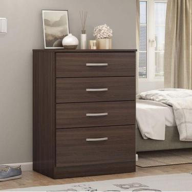 Imagem de Cômoda Ambiente Astral 4 Gavetas Café Touch - Demóbile