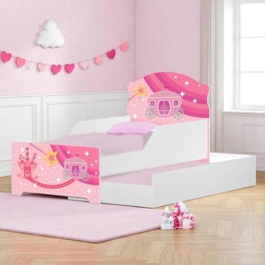 Imagem de Bicama Infantil Tick Carruagem E Castelo Com Colchões