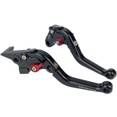 Imagem de Manete Dobrável Esportivo Honda Cb500 1997 A 2005 - Stark Race, Preto 