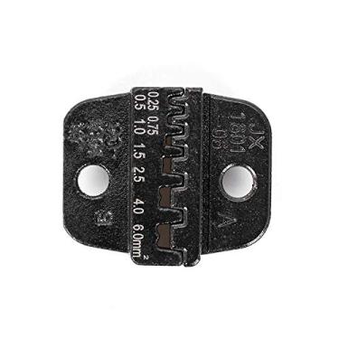 Imagem de Ferramenta de Mandíbula Crimpadora de Fio Alicate Crimpador Compacto Prensa Mandíbulas Intercambiáveis ​​de Alta Precisão para Blocos Terminais AWG Alicates de Crimpagem Virola