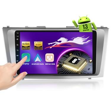 Imagem de Estéreo automotivo WiFi 5G para Toyota Camry (2006-2011) com tela sensível ao toque de 9 polegadas 1280 x 720 IPS, [Qualcomm 8-core 4 + 64 GB] rádio bluetooth para carro Android Auto áudio de alta
