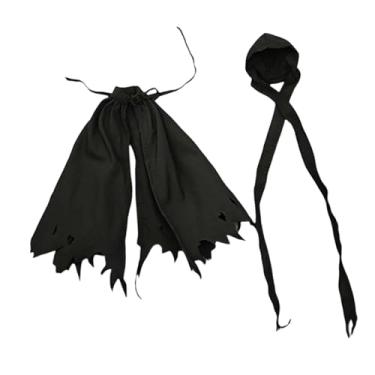 Imagem de simhoa Capa e chapéu para bonecos de ação 1:12, fantasias de bonecas, roupas em miniatura, acessórios para bonecos de 6 polegadas, Amarelo