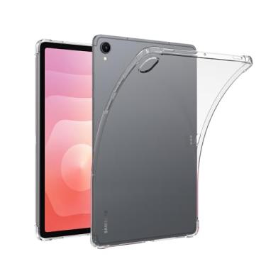 Imagem de Asgens Capa transparente para Samsung Galaxy Tab S11 2025 11 polegadas (SM-X730/X736), capa protetora de silicone TPU macio e leve com absorção de choque para Samsung Galaxy Tab S11 27.9 cm 2025