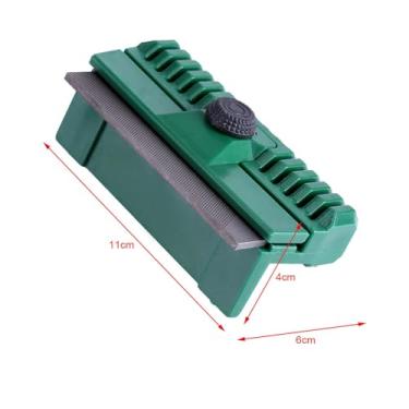 Imagem de Domary Barra de Serra de Afiação, Ferramenta de Chanfro de Trilho de Barra de Guia de Corrente de Motosserra de Aço Fino, Fácil de Usar Com Profundidade para Ferramenta Universal de