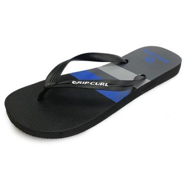 Imagem de Chinelo Rip Curl Bias Preto e Azul-Masculino