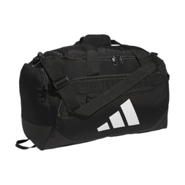 Imagem de Adidas Bolsa esportiva Defender 5.0, bolsa esportiva de viagem durável para homens e mulheres, Preto, Small (42L), Bolsa esportiva Defender 5.0, bolsa esportiva de viagem durável para homens e