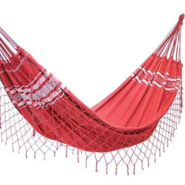 Imagem de Rede De Descanso Dormir Casal Pernambucana Super Resistente (Vinho)