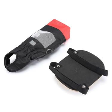 Imagem de HGTRH Cadeira de rodas para cães, auxiliar de mobilidade e carrinho de reabilitação para cães com paralisia, arnês ajustável e almofada de incontinência intercambiável Carrinho de transporte leve