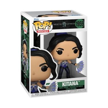 Imagem de Funko Pop! Filmes: Mortal Kombat 2 - Kitana - Boneco de vinil colecionável - Ideia de presente - Mercadoria oficial - Brinquedos para crianças e adultos - Fãs de videogames - Figura modelo para