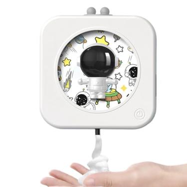 Imagem de Dispensador Automático de para Mãos - 350 Ml Suporte De Gel De Banho Astronauta,Dispensador Elétrico De Para Mãos Recarregável E Automático | Para Cozinha Banheiro Lavatório