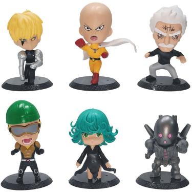 Imagem de Figure Toy Collection One Punch Man Anime 6 unidades de PVC de 9 a 11 cm