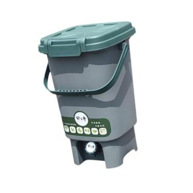 Imagem de Generic Composteira interna Caixa de compostagem para pátio e tanque de fermentação com alça para pomar doméstico e externo, L