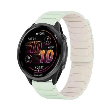 Imagem de Pulseira Magnética De Silicone Para Garmin Forerunner 570 265 55 255 2