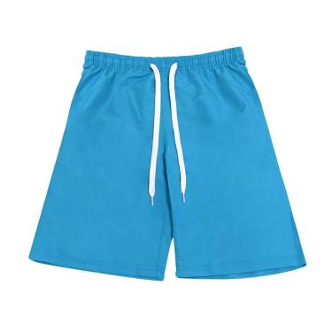 Imagem de Bermuda Infantil Masculina Lisa Azul 3 Anos - Basic +