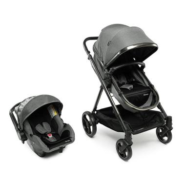 Imagem de Carrinho com Bebê Conforto Travel System Discover Duo Grey Chrome - Safety 1st