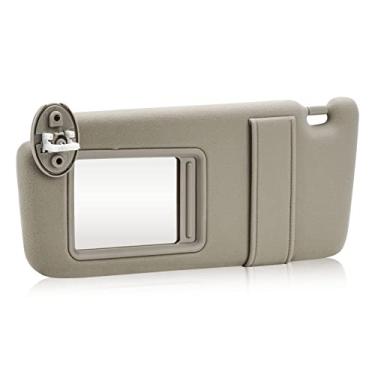 Imagem de Substituição de viseira de sol esquerda do motorista bege compatível com Toyota Venza 2009 2010 2012 2013 2014 2015 2016 com teto solar substituir 74320-0T021-A1