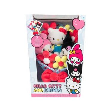 Imagem de Buquê De 30Cm Com 3 Pelúcias Removíveis - Hello Kitty