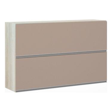 Imagem de Armário Basculante Duplo 120cm 2 Portas Lis Legno Crema