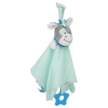 Imagem de GOWENIC Cobertor de Segurança para Bebês, Edredom de Animais de Pelúcia Macio para Calmante e Dentição Infantil, Adequado para Bebês Com Mais de 0 Anos de Idade (Mordedor calmante)