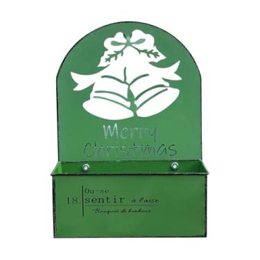 Imagem de Whtkoph Vaso de Parede, Floreira, Decoração de Natal, Decoração para Casa, Decoração Festiva, Estilo Campestre, para Uso Interno E Externo, Bell Hollow Green, Tamanho real