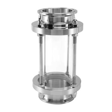 Imagem de 1.5" 2" Triple Clamp Ferrule, Tube OD 38mm/51mm Sanitary Flow Glass, SUS304/316 Stainless Steel Home Brew, 1pcs(2 Inch,SUS316)