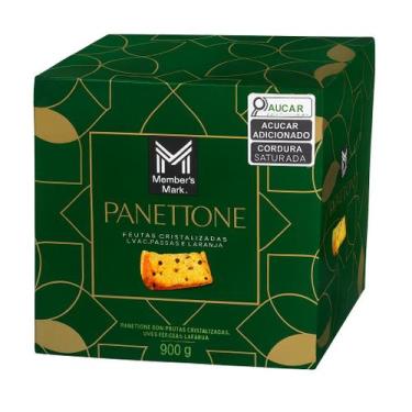 Imagem de Panetone com frutas cristalizadas uva passa e laranja members mark 900