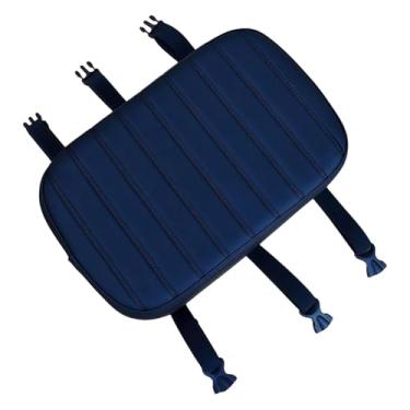 Imagem de kowaku Almofada de selim para ciclista em couro PU com absorção de impacto, acessório masculino para atividades ao ar livre, almofada grossa para assento, Azul