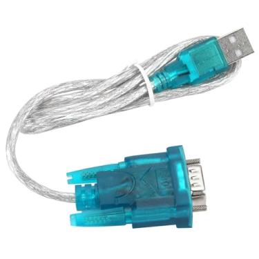 Imagem de Conversor adaptador de cabo de programação PLC serial USB para RS232 Transmissão de sinal estável de alta velocidade Material plástico durável para engenheiros e técnicos de