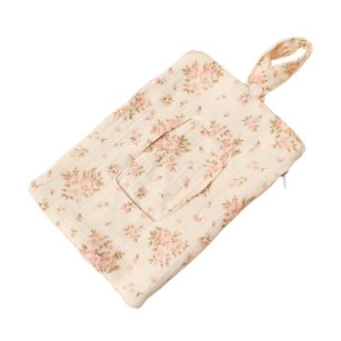 Imagem de Porta-Toalhitas Para Fraldas - Organizador Portátil Recarregável com Cordão | Dispensador Toalhitas Portátil | Para Campismo Viagem Exterior Banheiro Berçário Casa Carrinho Bebé Sanitário