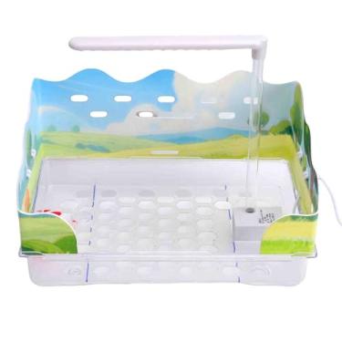 Imagem de Luocute Banho Automático para Pássaros, Chuveiro Elétrico para Papagaios Alimentado por USB Com 26 Saídas de água de Fileira Dupla e Filtro de Bomba Removível para Periquitos (Banheira da vida no