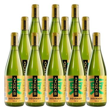Imagem de Saquê Azuma Dourado Sake Seco 740ml 12 Unidades