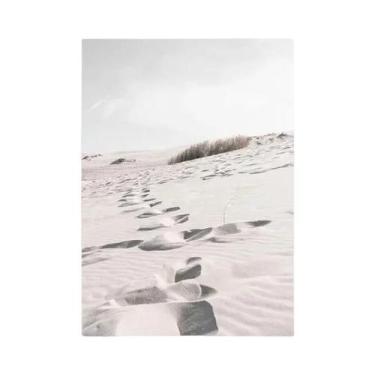 Imagem de Pintura Em Tela De Paisagem De Praia, Impressão Artística De Capim, Ar