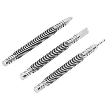Imagem de Naroote Mola Prego Aço Carbono 3 Pcs Set 3500PSI Impacto Mola Prego para Madeira Metal Vidro