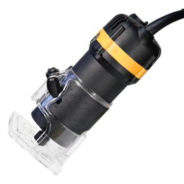 Imagem de Tupia Laminadora Elétrica 300W Alta Rotação 28000 Rpm Base Transparente Precisão Em Cortes Entalhes E Acabamentos Ideal Para Marcenaria Profissional E Uso Doméstico