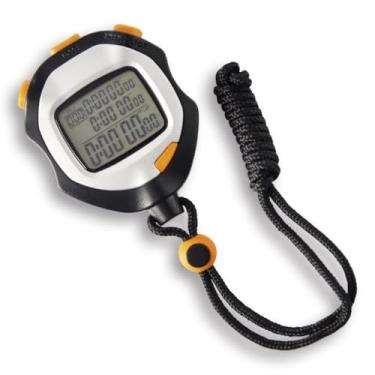 Imagem de Cronômetro Digital C/ 200 Memorias Preto e Laranja