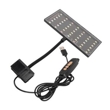 Imagem de YOUTHINK Clipes na Luz do Aquário, Luzes do Aquário Luz Dos Tanques de Peixes Alimentados por USB Lâmpada de Regulável LED para Terrário Aberto de água Doce Tanques Plantados Clipes na, 7,09 X