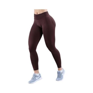 Imagem de Leggings Esportivas Sem Costura De Cintura Alta Para Mulheres Com Pain