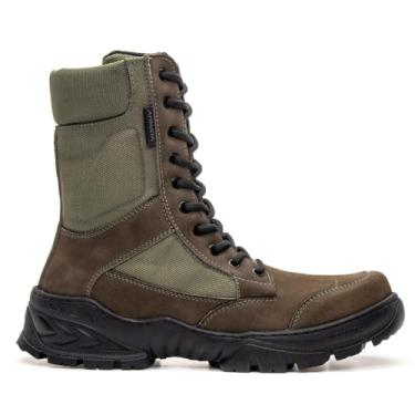 Imagem de Bota Coturno Militar Padrão Exército Coyote Nobuck EB (Verde Musgo, BR, Adulto, Numérico, 43)